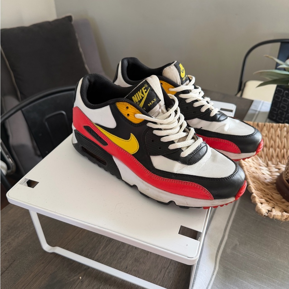 Nike Air Max Sneakers - Black, Red, White